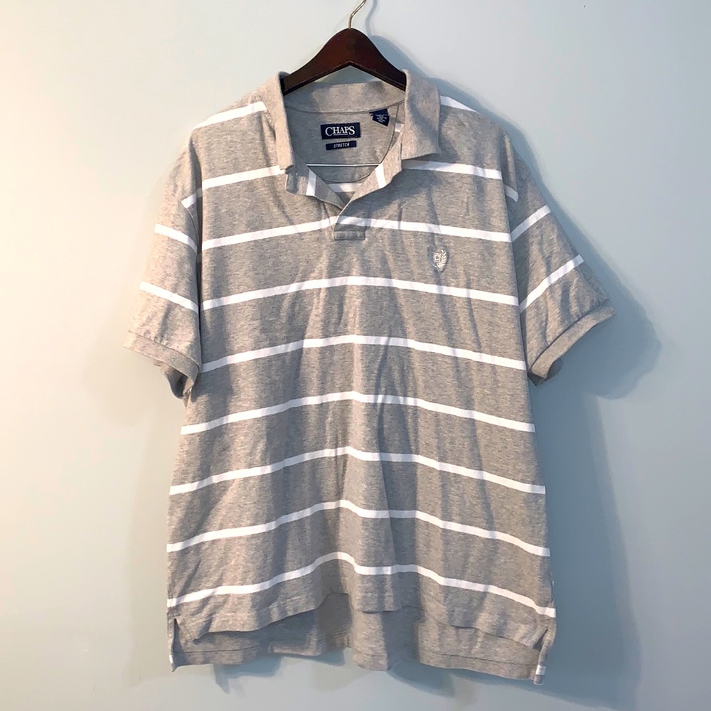 Chaps collar t-Shirt golf shirt stretch